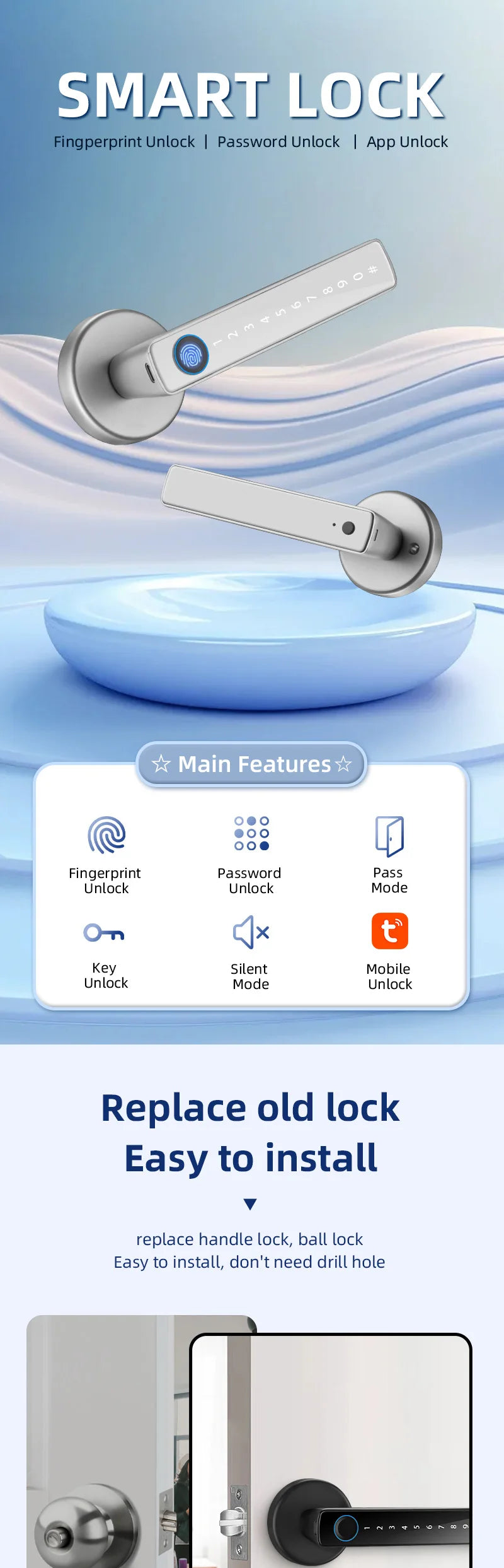 Fingerprint Smart Door Lock