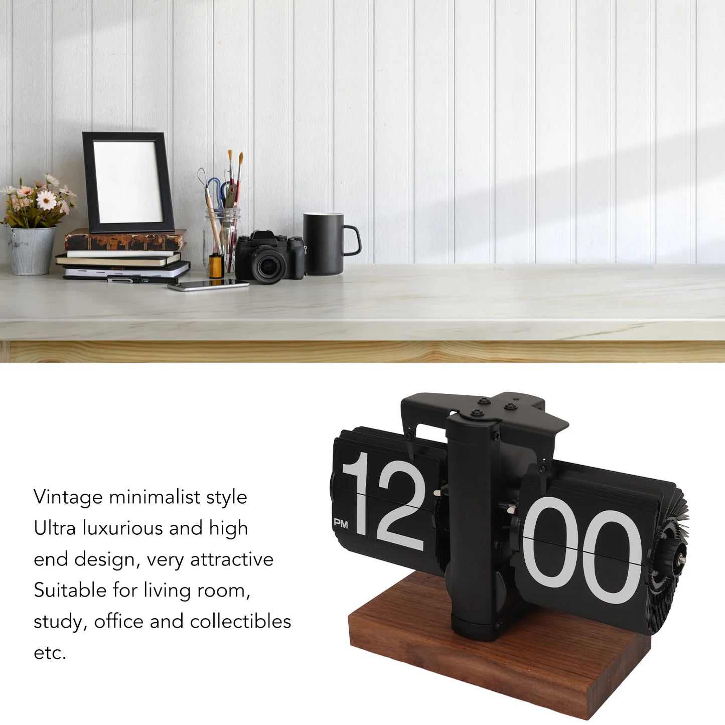 Automatic Page Turning Clock